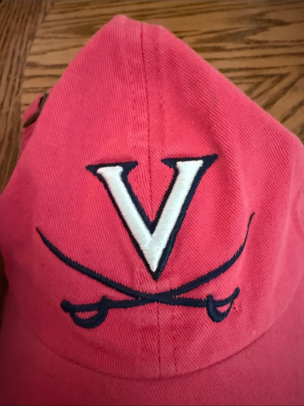 47 Kids Virginia Cavaliers Pink Baseball Cap with Navy & White Logo